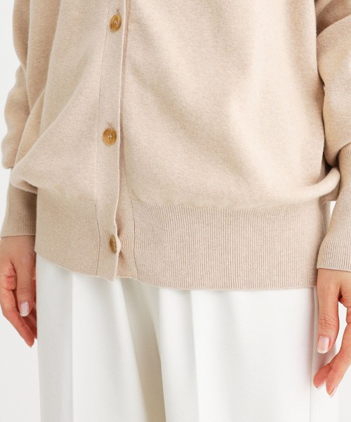 新品タグ付★BABYLONE（バビロン）ベージュ ニットカーディガン★ BABYLONE（バビロン） カーディガン エフォートレスニットカーディガン