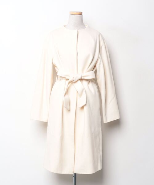 UNITED TOKYO ユナイテッドトウキョウ　ノーカラーコート　カシミヤ　Ｌ UNITED TOKYO ノーカラーコート UNITED TOKYO ユナイテッドトウキョウ