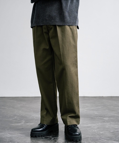 FRAMeWORK　ツータック　チノパンツ　38 セール】TUCK CHINO パンツ（チノパンツ）｜FRAMeWORK（フレーム