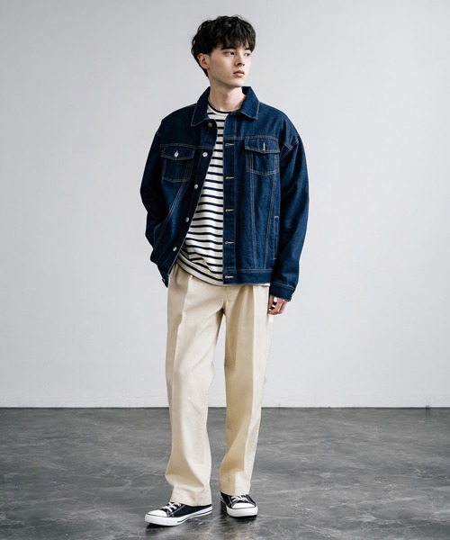 Rocky Monroe マルチサイズ チノパン センタープレスツータック
