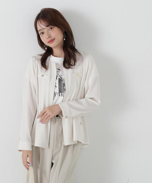 PROPORTION BODY DRESSING ブルゾン アウター ペプラムブルゾン