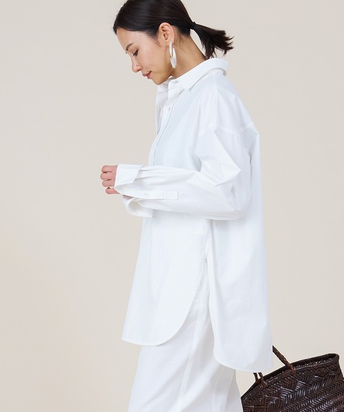 ブラウス シャツ 「marmors」big shirt「セットアップ対応」 レディース marmors ブラウス シャツ 「marmors」big shirt「セットアップ
