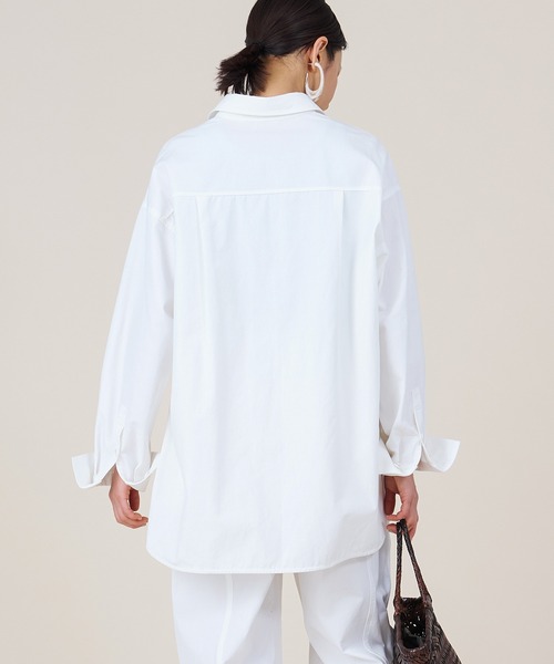 ブラウス シャツ 「marmors」big shirt「セットアップ対応」 レディース marmors ブラウス シャツ 「marmors」big shirt「セットアップ