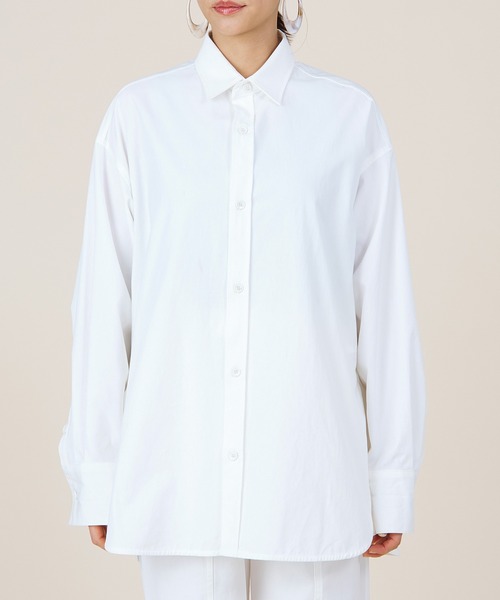 ブラウス シャツ 「marmors」big shirt「セットアップ対応」 レディース marmors ブラウス シャツ 「marmors」big shirt「セットアップ