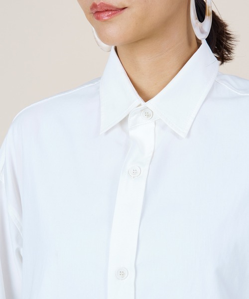 ブラウス シャツ 「marmors」big shirt「セットアップ対応」 レディース セール】【marmors】big shirt〈セットアップ対応〉（シャツ