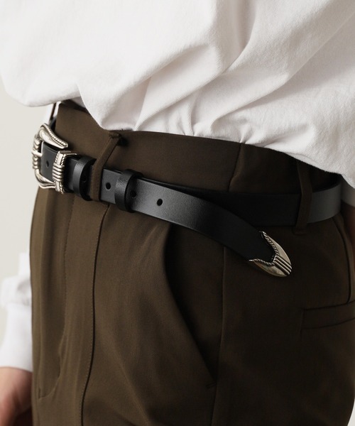 黒レザーベルト Man ブラック レザー ベルト XCMCP610100EY015B999 | Tods