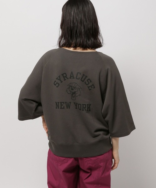 tシャツ 「別注」Champion / エルボーパッチ Tシャツ レディース Champion tシャツ 「Champion(チャンピオン)」ウラケボード七分