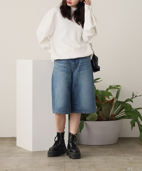 ROOP TOKYO トレーナー スウェット 袖口スナップボタンデザイン