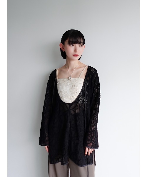 sahara（サハラ） Jacquard Bustier/ジャガードビスチェ レディース