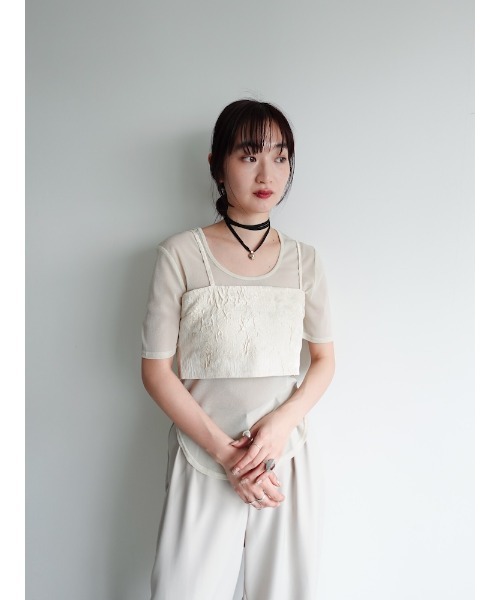 sahara（サハラ） Jacquard Bustier/ジャガードビスチェ レディース
