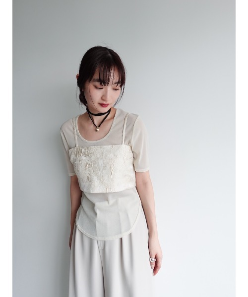 Jacquard Bustier/ジャガードビスチェ レディース sahara Jacquard Bustier/ジャガードビスチェ レディース