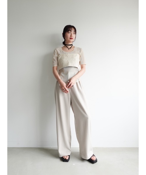 sahara（サハラ） Jacquard Bustier/ジャガードビスチェ レディース