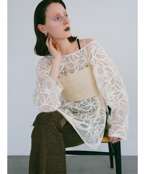 Jacquard bustier レディース KUFEIUP Women's Jacquard Bustier Corset Front Tie Petal