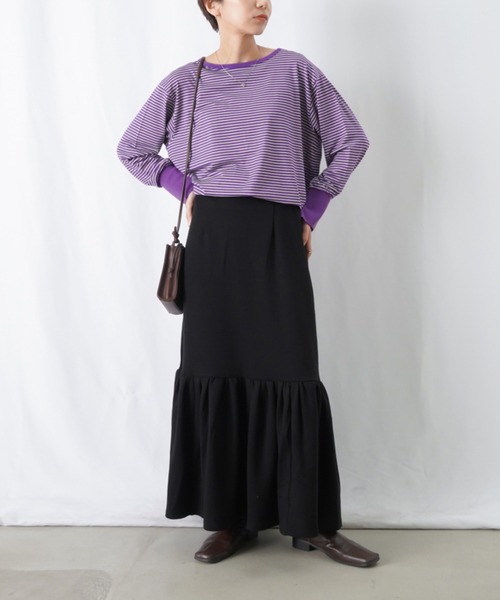 「LUCA/LADY LUCK LUCA」 フレアスカート FREE ブラック レディース_画像2