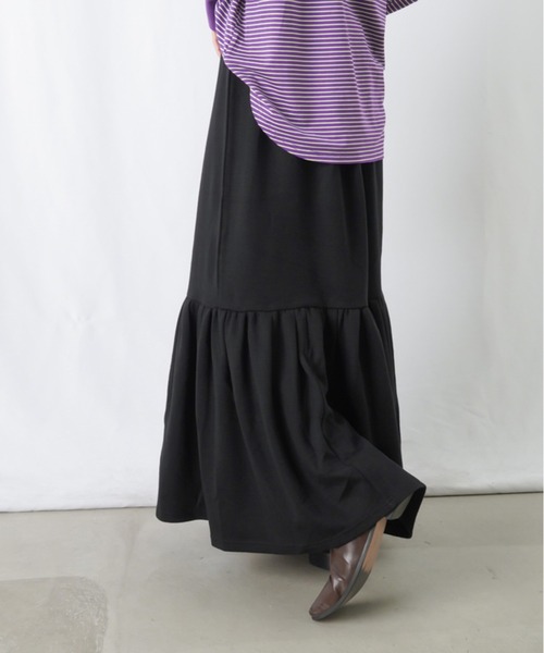 「LUCA/LADY LUCK LUCA」 フレアスカート FREE ブラック レディース_画像6