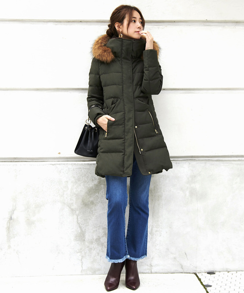 RUIRUE BOUTIQUE（ルイルエブティック） ダウンコート M ネイビー