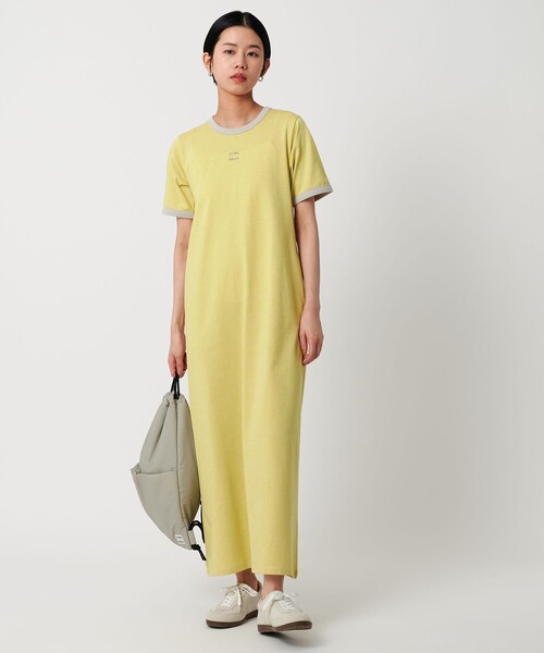 リゼッタ　ハーフスリーブカフタン　ワンピース　ヘリンボーン リゼッタ ハーフスリーブカフタン ワンピース ヘリンボーン
