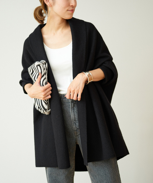 FRAMeWORK（フレームワーク） ニットカーディガン - ブラック