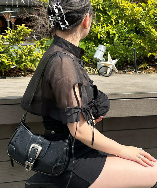 Mavie..7 ブラウス シャツ 「Mavie..7」シアーチャイナブラウス