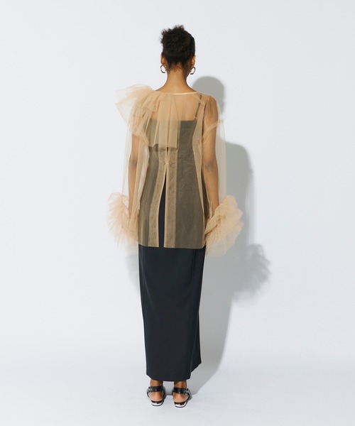 ANDRESD ドレス blooming tulle dress ブルーミングチュール