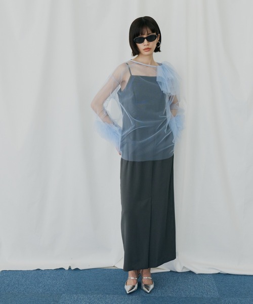 ANDRESD ドレス ブルーミングチュールドレス / blooming tulle dress