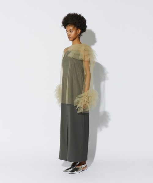 ANDRESD ドレス blooming tulle dress ブルーミングチュール