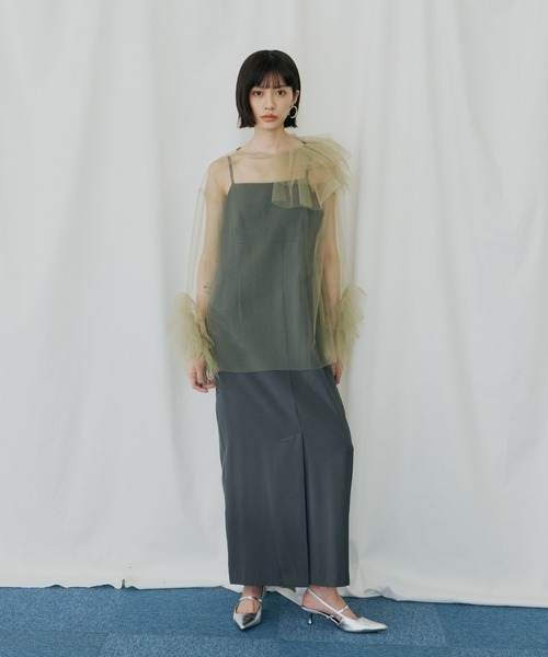 ANDRESD ドレス ブルーミングチュールドレス / blooming tulle dress