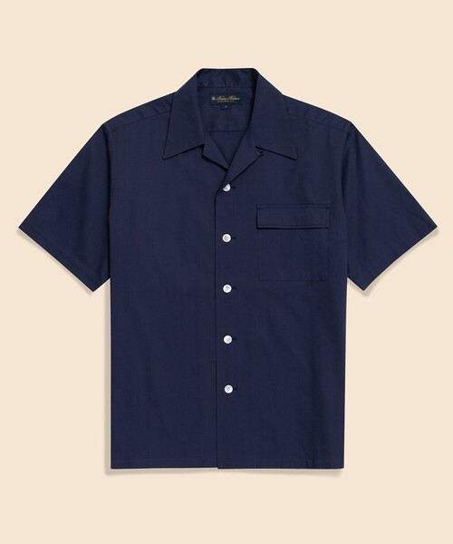 『ブルックス ブラザーズ』オープンカラーシャツ開襟 BrooksBrothers BROOKS BROTHERS（ブルックスブラザーズ） シャツ コットンピケ