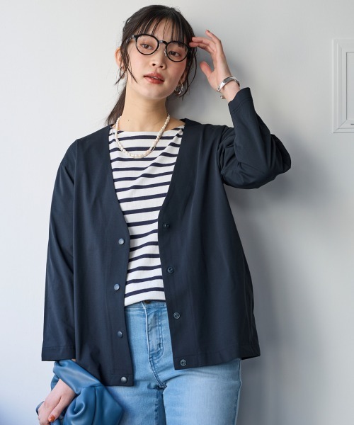 新品未使用品♡23区♡大きいサイズ　ラメノーカラージャケット 大きいサイズ レディース ラメツイードノーカラージャケット man