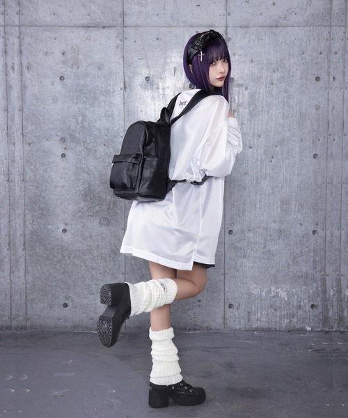 Amilige Tied Bear リュック Amilige デイバック リュック Bandage Bear総柄プリントミニ