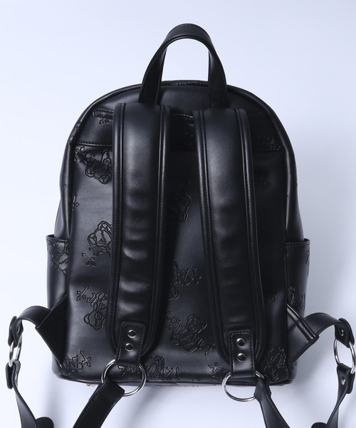 Amilige デイバック リュック DARK ANGEL BEAR型押し総柄