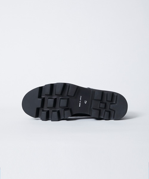 【未使用に近い】PADRONE 牛革 42 ブラック 〈参考価格30,800円〉 PADRONE 「PADRONE」 レザーシューズ 42 ブラック メンズ