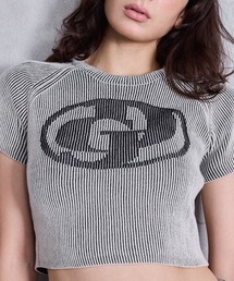 ニット セーター GD two color schemeハーフスリーブニットトップス レディース｜ZOZOTOWN Yahoo!店