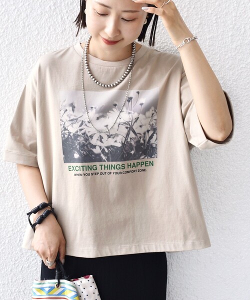 81BRANCA tシャツ 「SHIPS別注」81BRANCA:フォト ワイド TEE