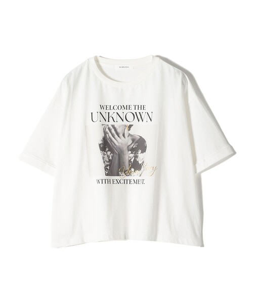 SHIPS 81BRANCA ベージュグラフィックプリント半袖Tシャツ SHIPS｜【SHIPS別注】81BRANCA:5分袖 ロゴ TEE 24SS | Rakuten