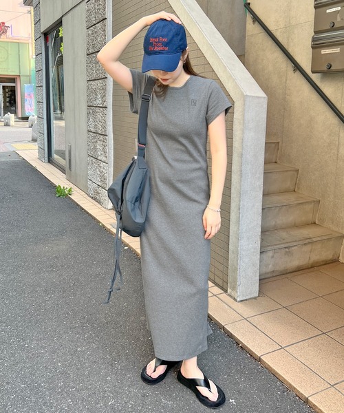 ワンピース 「3サイズ展開」ワンポイント刺繍ワンピース : ZOZOTOWN