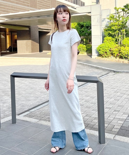 ワンピース 「3サイズ展開」ワンポイント刺繍ワンピース : ZOZOTOWN