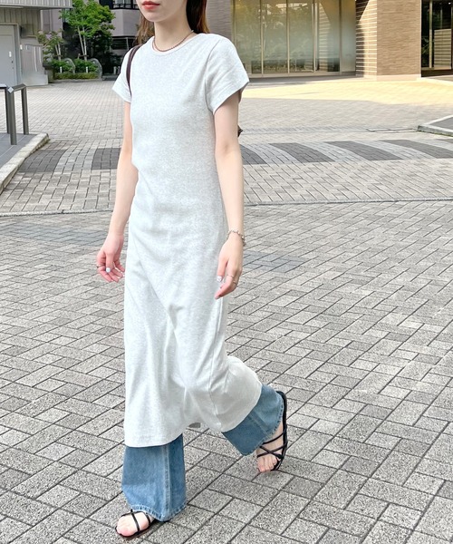 ワンピース 「3サイズ展開」ワンポイント刺繍ワンピース : ZOZOTOWN