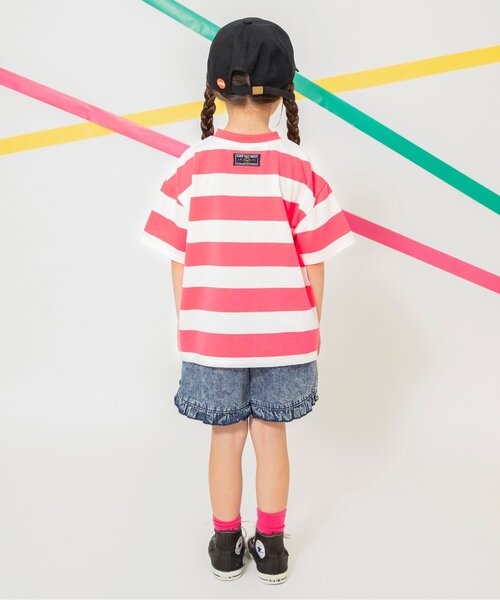 BREEZE（ブリーズ） tシャツ 「WEB限定/ジュニア対応」 ネオンボーダー