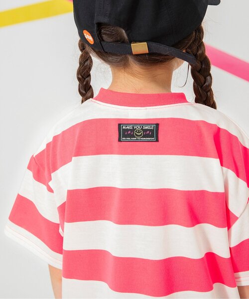 BREEZE（ブリーズ） tシャツ 「WEB限定/ジュニア対応」 ネオンボーダー