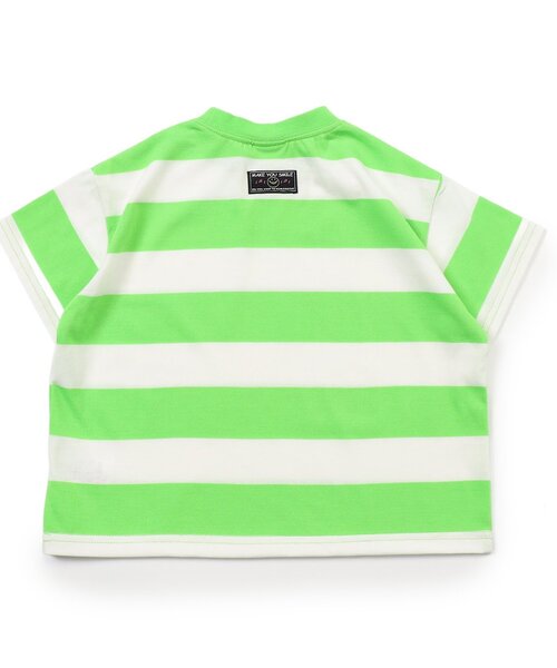 BREEZE（ブリーズ） tシャツ 「WEB限定/ジュニア対応」 ネオンボーダー
