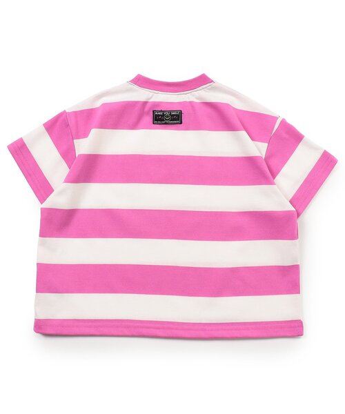 BREEZE（ブリーズ） tシャツ 「WEB限定/ジュニア対応」 ネオンボーダー