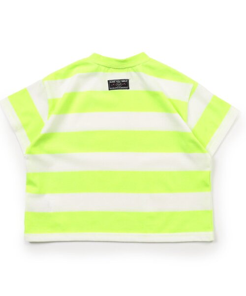 BREEZE（ブリーズ） tシャツ 「WEB限定/ジュニア対応」 ネオンボーダー