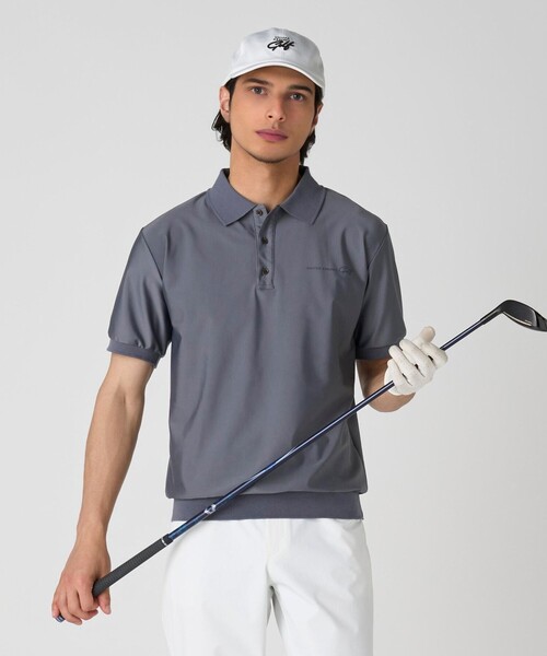 ユナイテッドアローズゴルフ ポロシャツ 赤 襟付き ワンポイント シンプル UNITED ARROWS GOLF（ユナイテッドアローズゴルフ） ポロシャツ メンズ