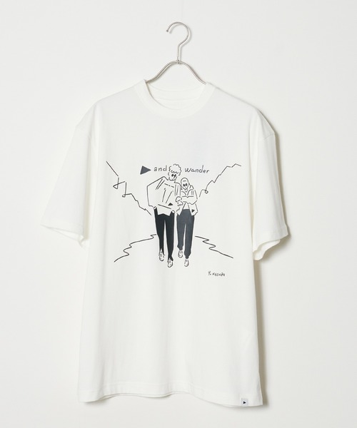 and Wander ホワイトロゴ長袖シャツ 楽天市場】and wander shirt（カジュアルシャツ｜トップス