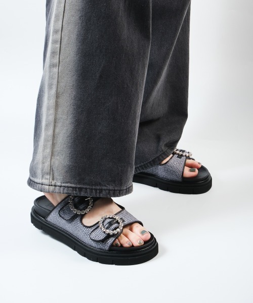 【新品未使用】ロシャス　ROCHAS ブラウン　バックル　サンダル 楽天市場】【SALE／40%OFF】(W)ゼロカルバックルサンダル LEPSIM