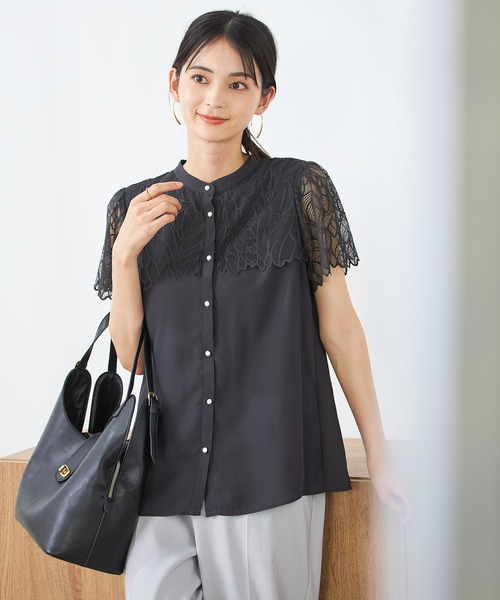 レースヨークブラウス 4/27まで出品予定 レースヨークブラウス(ブラウス・シャツ) | a.v.v(アー・ヴェ・ヴェ