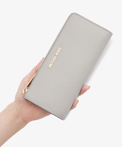 財布・小物その他 Michael Kors Woman Wallet Dove Grey 32R5GJ6Z5V 297 MICHAEL KORS 「MICHAEL KORS」 財布 FREE グレー レディース