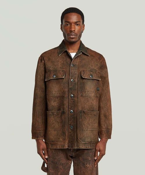 G-STAR RAW メンズGジャン、デニムジャケット｜コート、ジャケット