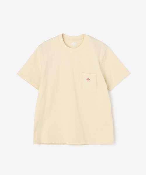 DANTON 半袖シャツ アイボリー ギャザー付き Danton 「DANTON」 半袖Tシャツ XX-LARGE アイボリー レディース